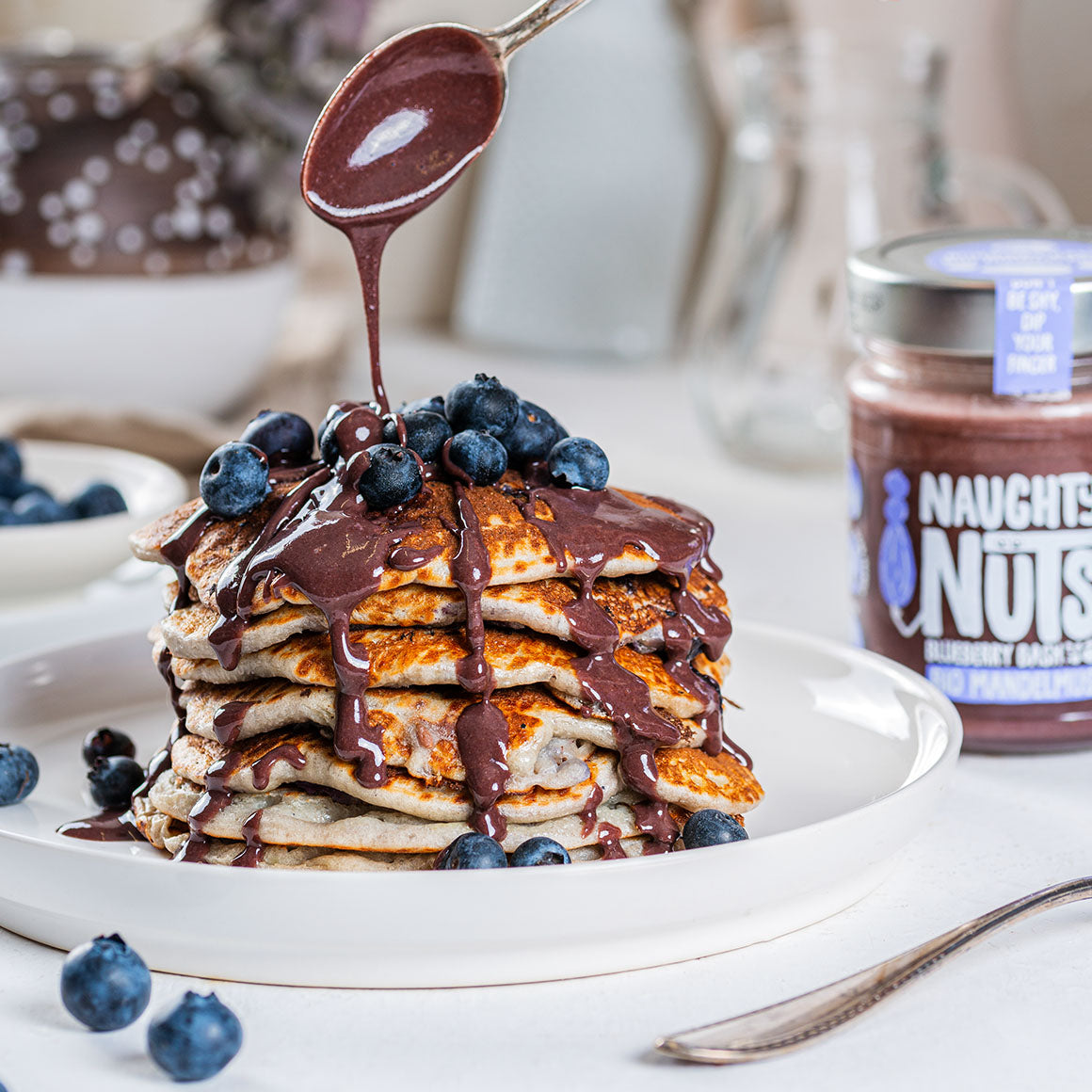 Vegane Blueberry Pancakes