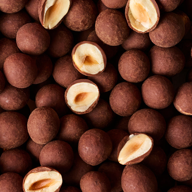 Bio Schoko-Haselnüsse (skinny dipped) - 10er Box