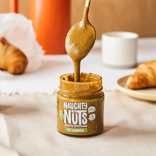 Naughty Nuts Nussbutter Pistazienmus Smooth (nicht Bio)