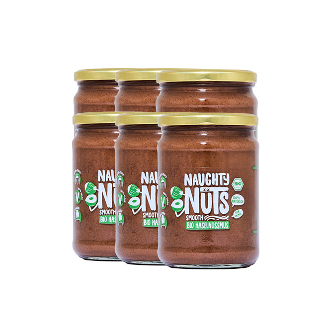 Bio Haselnussmus Smooth (500g Glas)