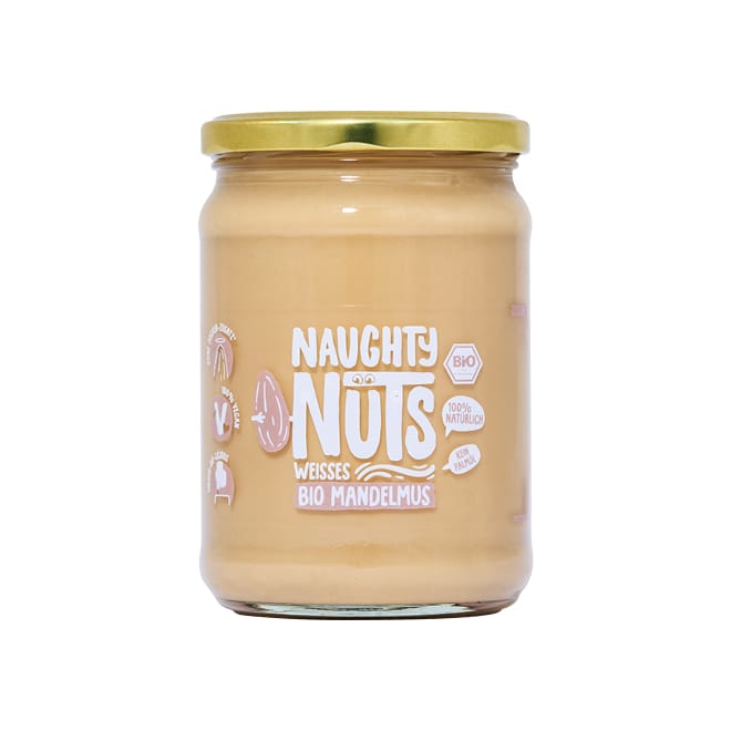 Bio Weißes Mandelmus 500g Glas