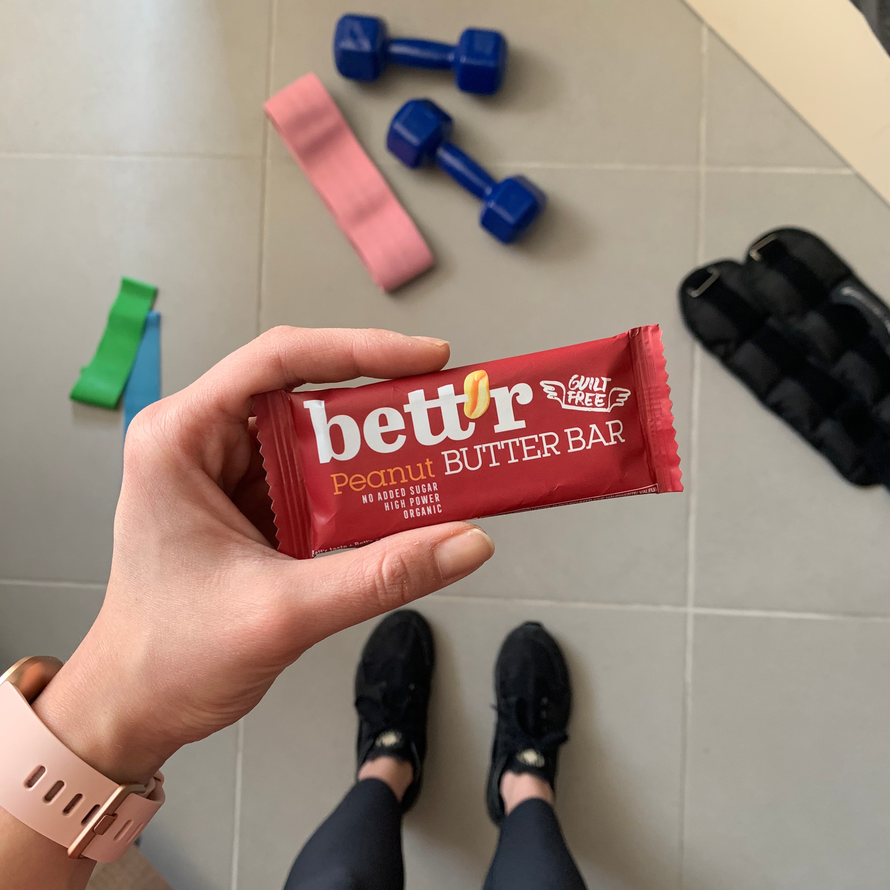 Bio Erdnussmus-Riegel