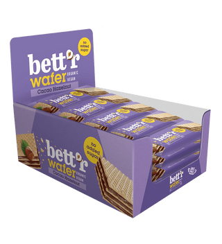 Bett'r Waffel Bio Waffel mit Kakao-Haselnuss Creme