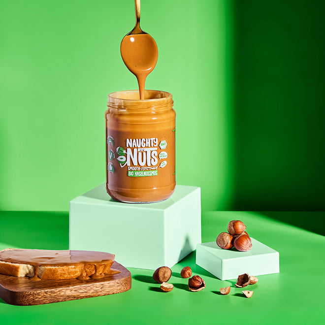 Bio Haselnussmus Smooth (500g Glas)