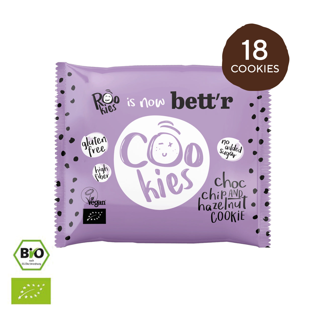 Bio Frucht-Cookie Choc Chip & Haselnuss