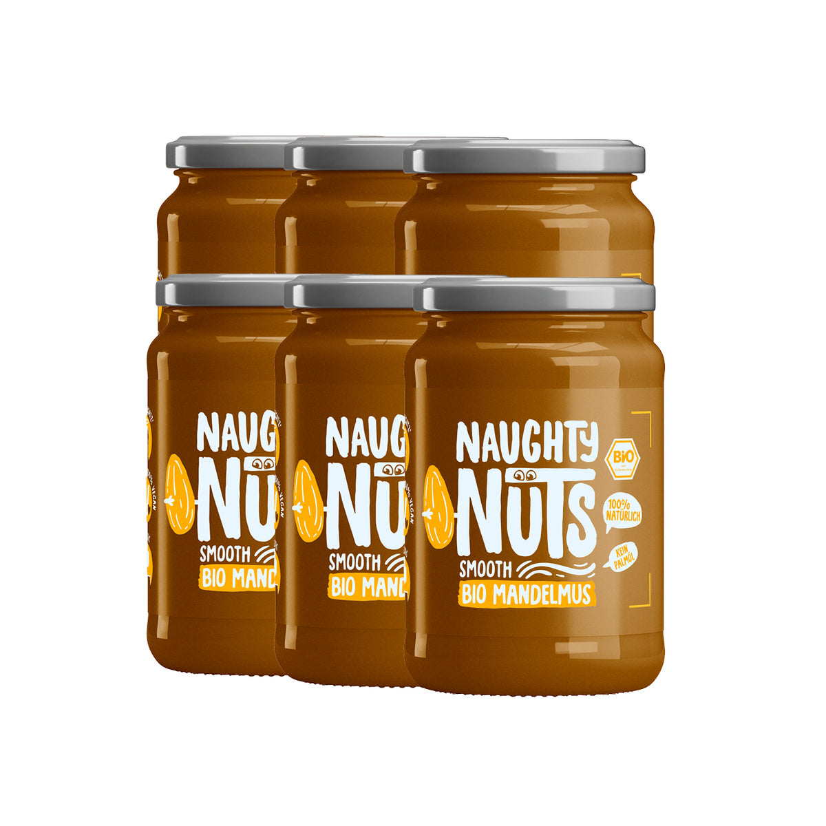 Bio Mandelmus Smooth (500g Glas)