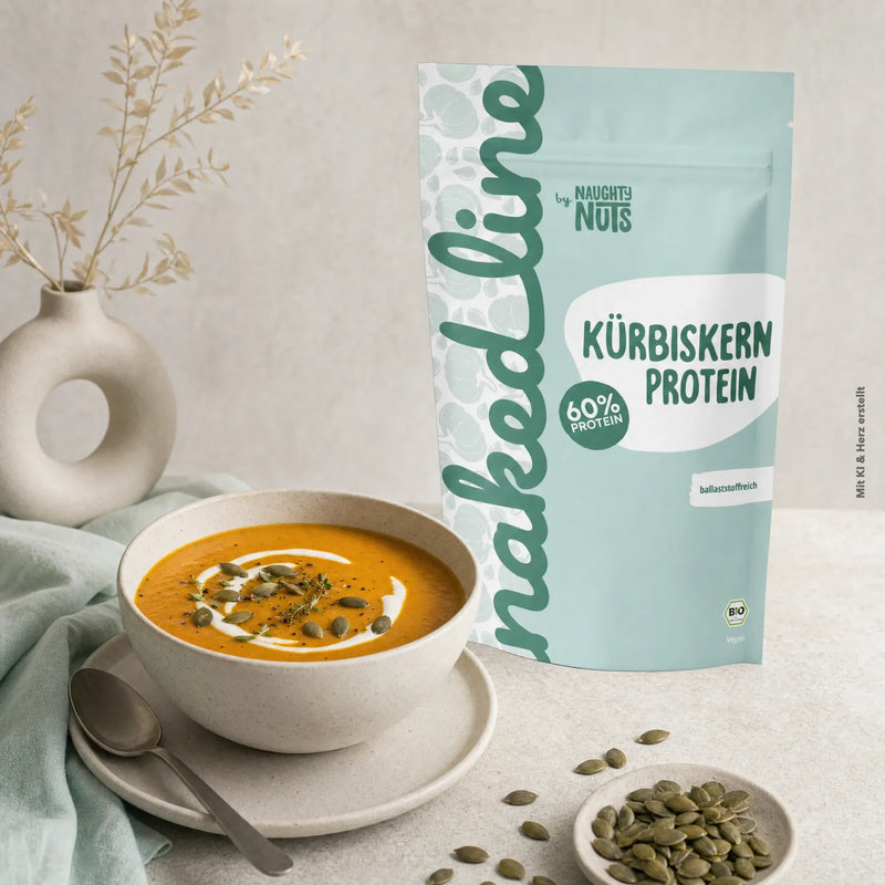 Kürbiskern Protein 500g | Cremige Kürbissuppe
