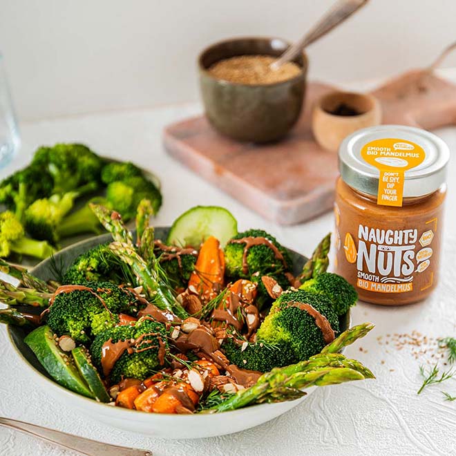 Bio Mandelmus Smooth (500g Glas)